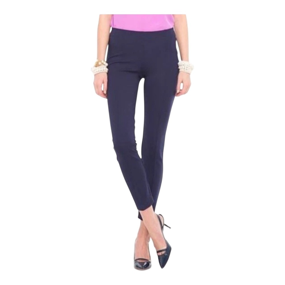 Lilly Pulitzer Size-S Women's Pants Ponte Travel  Midnight Navy Pull On